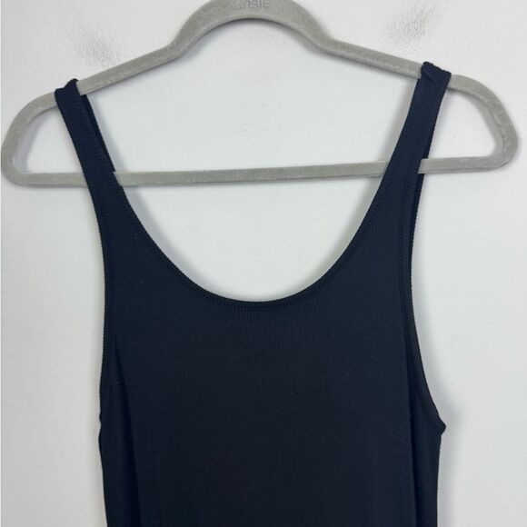 MARINE LAYER | Black Tank Style Maxi Dress with Ruffle Flare Women’s Size Small - Picture 7 of 11